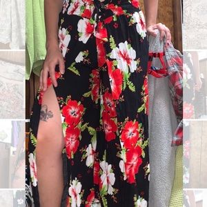 Hawaiian Floral Pants